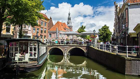 Rheinkreuzfahrten: Kanal in Alkmaar, Holland