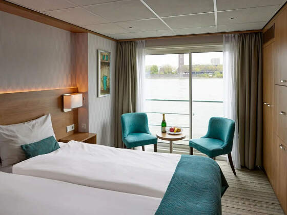 MS VistaSky: Kabine Mitteldeck / Oberdeck