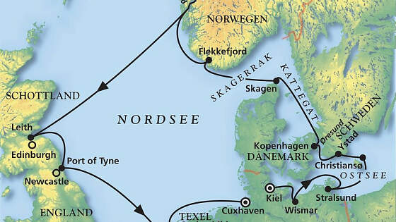 Route MS Deutschland: Lieblingsroute nochmal anders