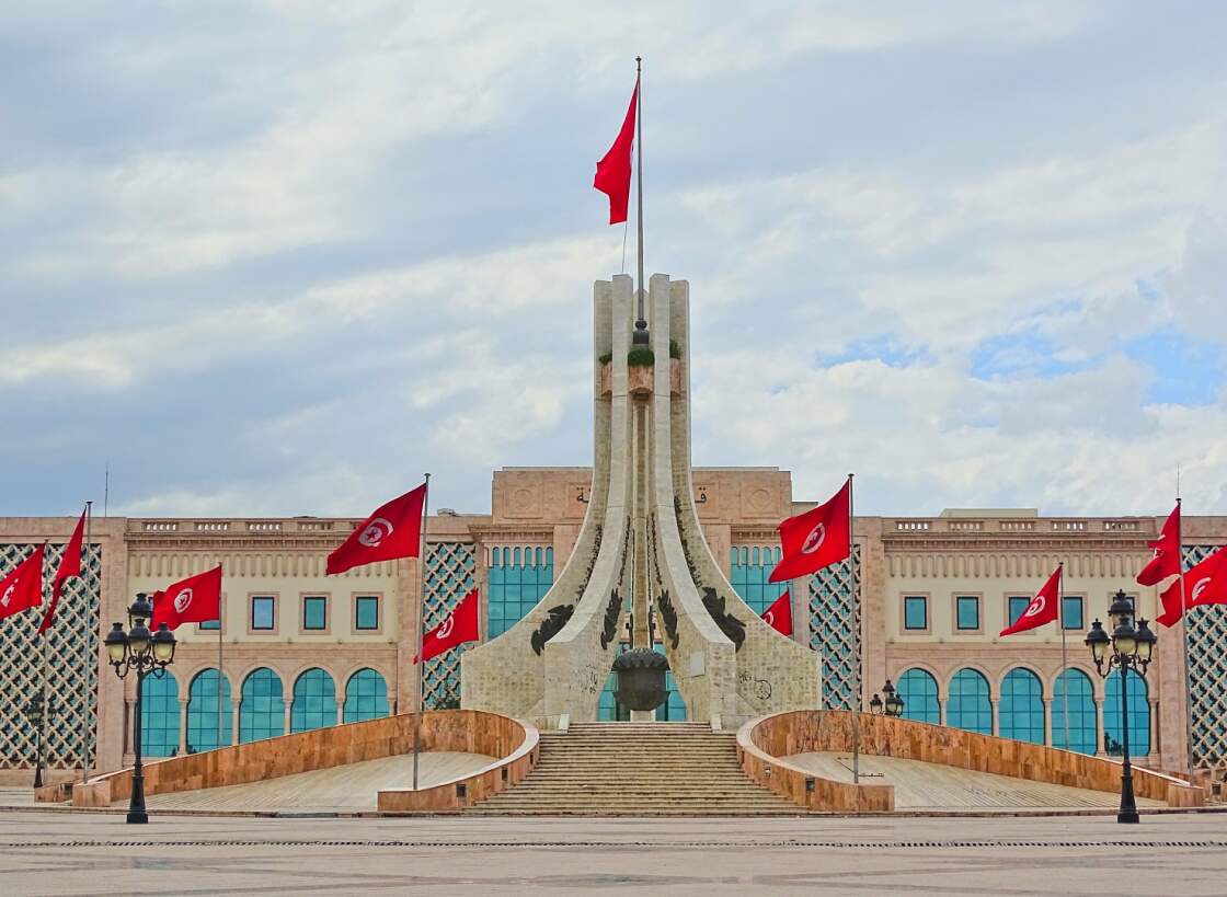 Parlamentsgebäude in Tunis, Tunesien