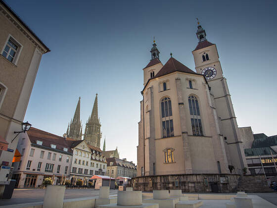Regensburg: Neupfarrkirche am Neupfarrplatz