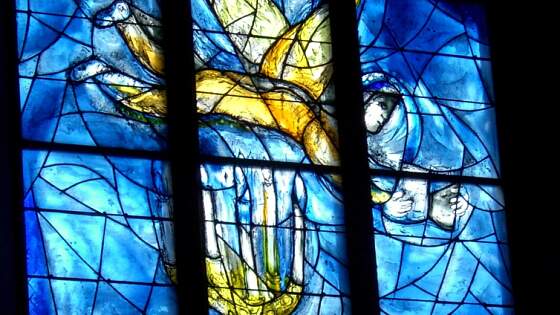Chagall Fenster in St. Stephan, Mainz