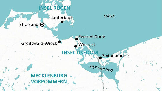 Route MS Junker Jörg: Ostseetraum