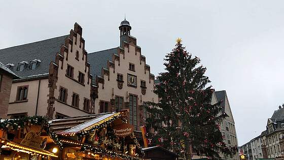 Frankfurt: Weihnachtsmarkt am Römer