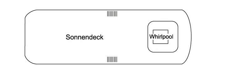 MY Lupus Mare: Deckplan Sonnendeck