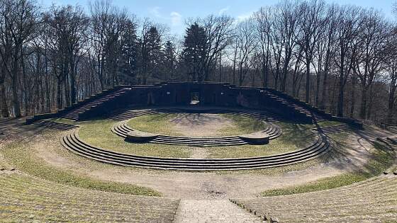 Heidelberg: Thingstätte - Blick auf die Bühne