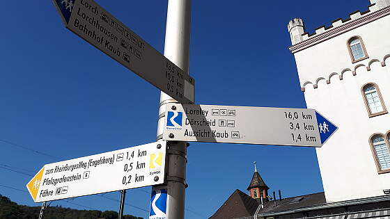Wanderwege am Rhein