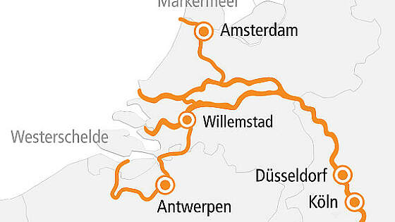 Route A-ROSA: Rhein Metropolen