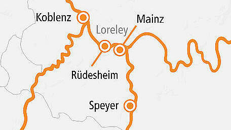 Route A-ROSA: Rhein Romantik 