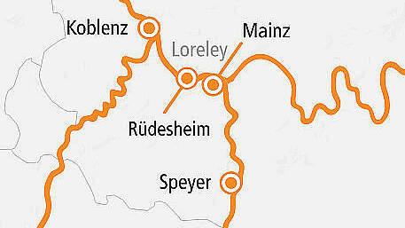 Route A-ROSA Rhein Weihnachtszauber