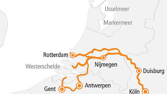 Route A-ROSA: Rhein Erlebnis Nord 2026