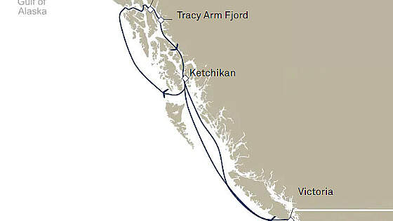 Route Queen Elizabeth: Alaska erleben