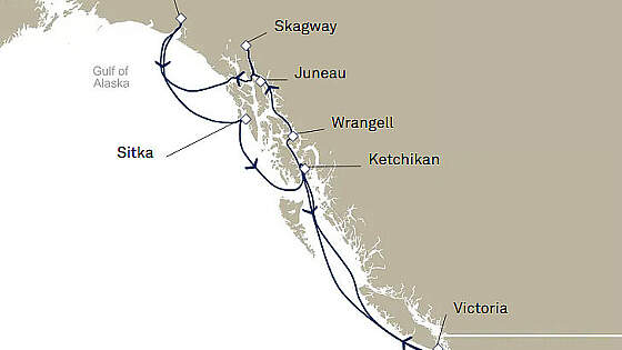 Route Queen Elizabeth: Alaska entdecken