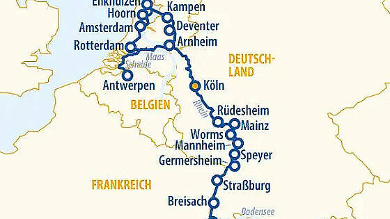 Route MS VistaNova: Rhein total