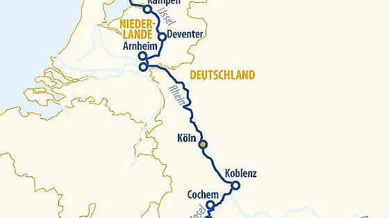 Route MS VistaGracia: Friesland, Mosel & Saar