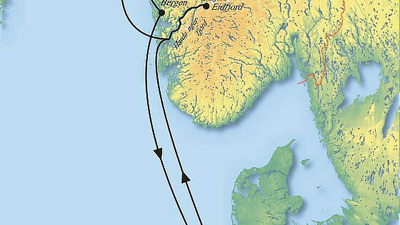 Route MS Artania: Norwegen - Feuerwerk der Fjorde