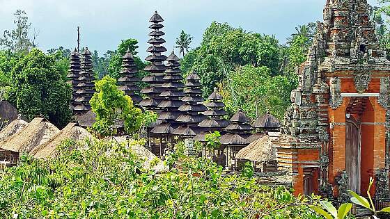 Bali, Indonesien: Tempel Taman Ayun in Mengwi