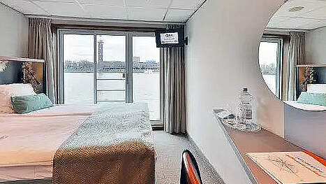 MS VistaRio: Beispiel Oberdeckkabine mit frz. Balkon
