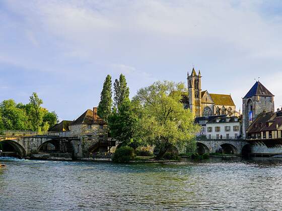 Moret-sur-Loing am Fluss Loing