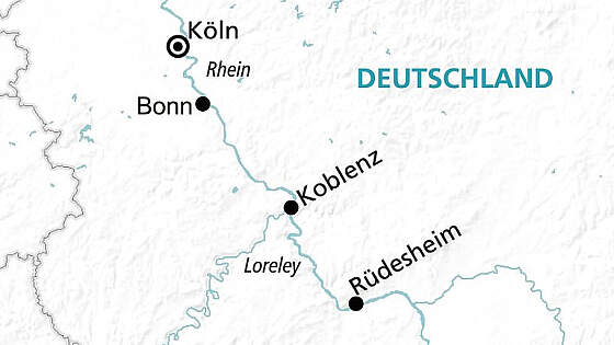 Route MS Aurelia: Weihnachtsmärkte am Rhein