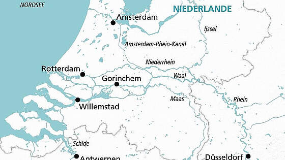 Route MS Aurelia: Silvester durch Holland