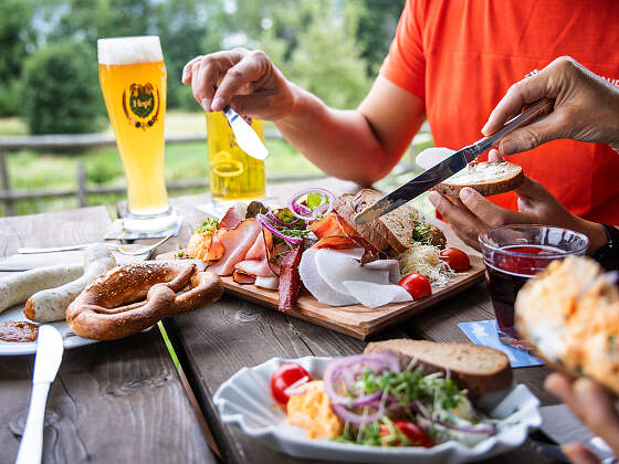 Zugspitze Wanderreisen: Brotzeit