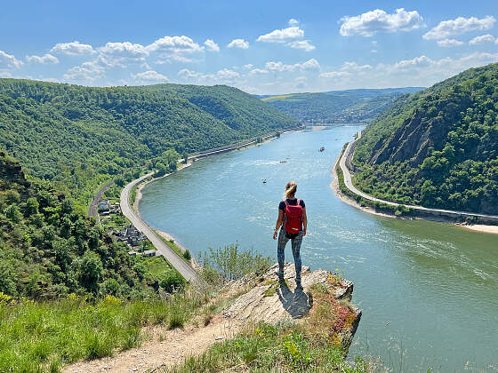 Wanderreise Rheinsteig: Aussichtspunkt Spitznack