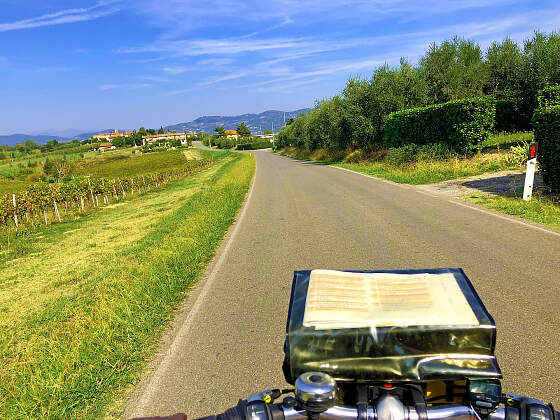 Toskana Radreise: Etappe Montecatini Vinci Radweg