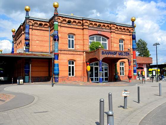 Hundertwasser-Bahnhof in Uelzen