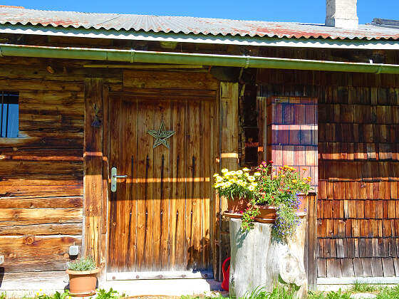 Wanderreise in Bayern: Almhütte