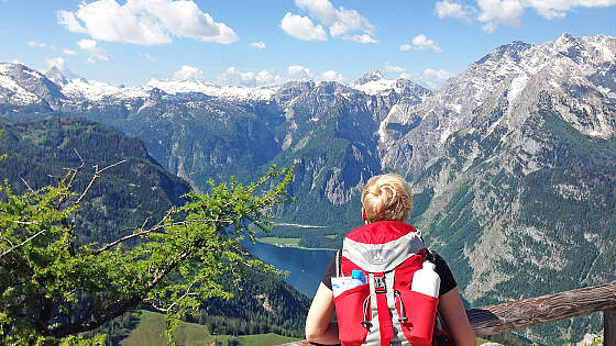 Wanderreise in Bayern: Panorama Königssee