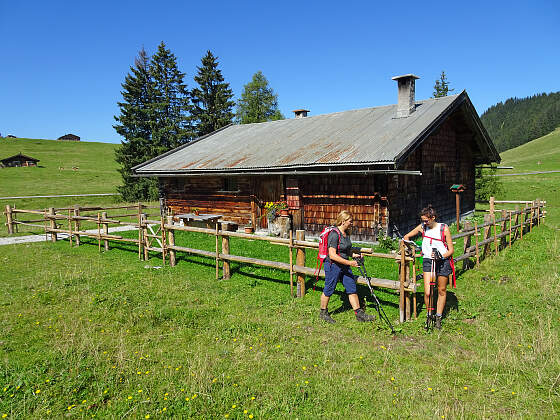 Wanderreise Salzalpensteig: Almhütte
