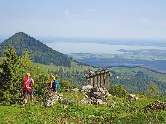 Wanderreise Salzalpensteig: Blick auf den Chiemsee
