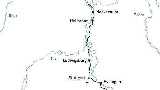 Neckartal Radweg