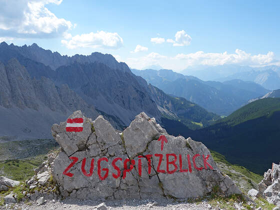 Wanderreise Tirolerweg: Zugspitzenblick