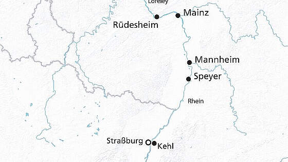 Route MS Amina: Rhein im Advent