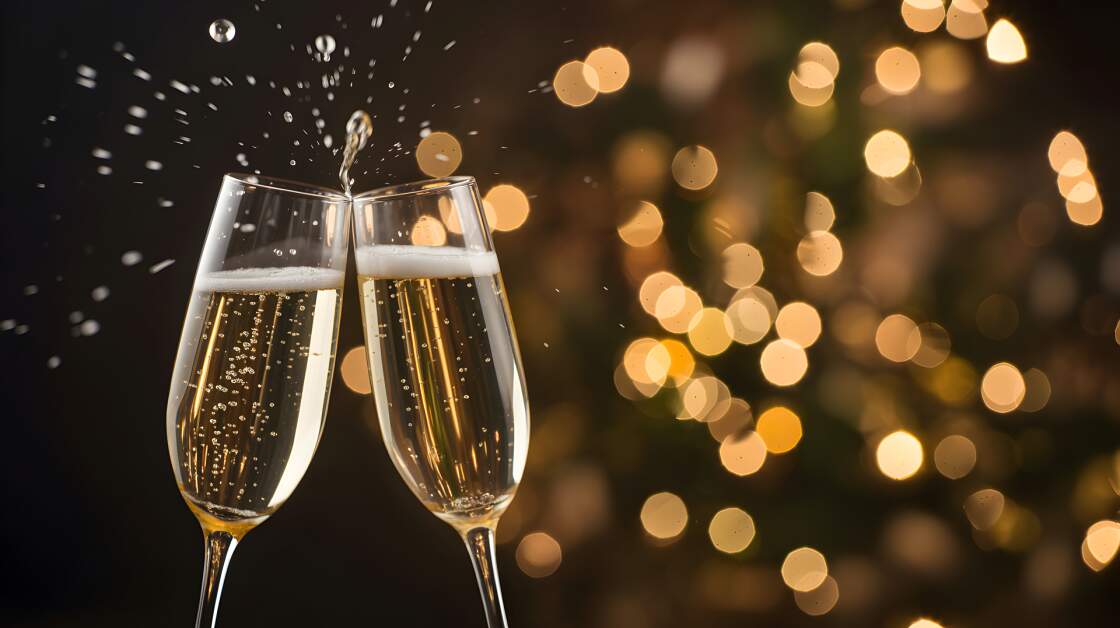 Festtage Champagner