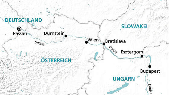 Route MS Antonia: Donaugenuss