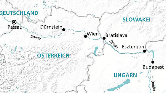 Route MS Antonia: Donau im Advent