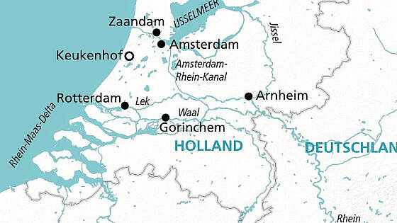 Route MS Annika: Highlights in Holland