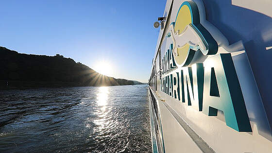 Flusskreuzfahrtschiff MS Anna Katharina: auf dem Rhein