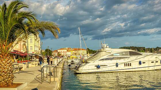 Hafen von Porec, Istrien