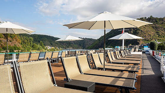 MS Swiss Crystal: Sonnenliegen