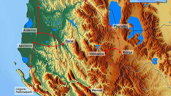 Albanien Rundreise: zwischen Adria und Alpen