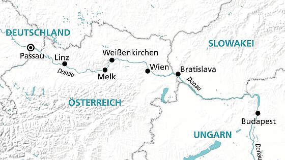 Route MS Anna Katharina: Donau Weihnachten