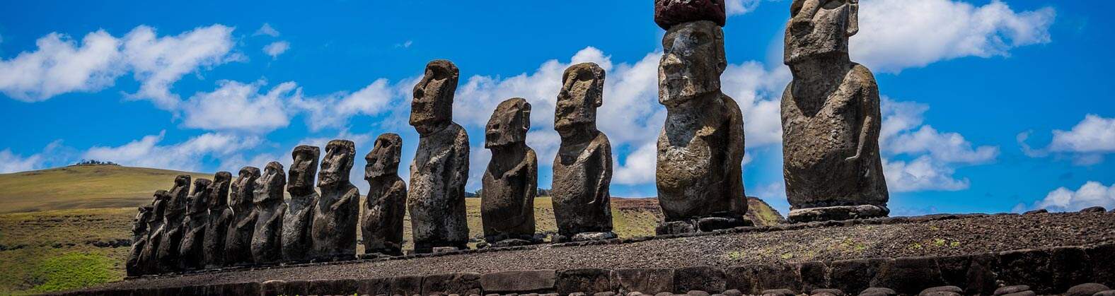 Chile, Osterinsel Steinfiguren