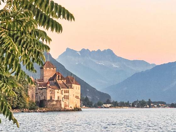 Schloss Chillon am Genfer See, Schweiz