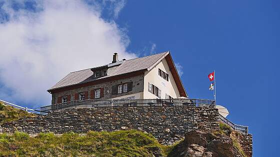 Berggasthof auf der Alm, Schweiz
