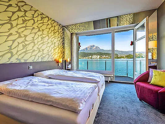 Hotel Seeburg Luzern, Schweiz: Zimmerbeispiel