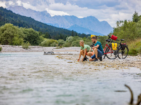 Radreise Lechradweg: am Ufer der Lech